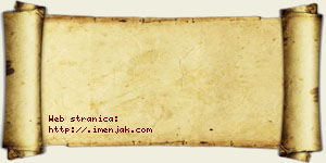 Josif Vlahović vizit kartica